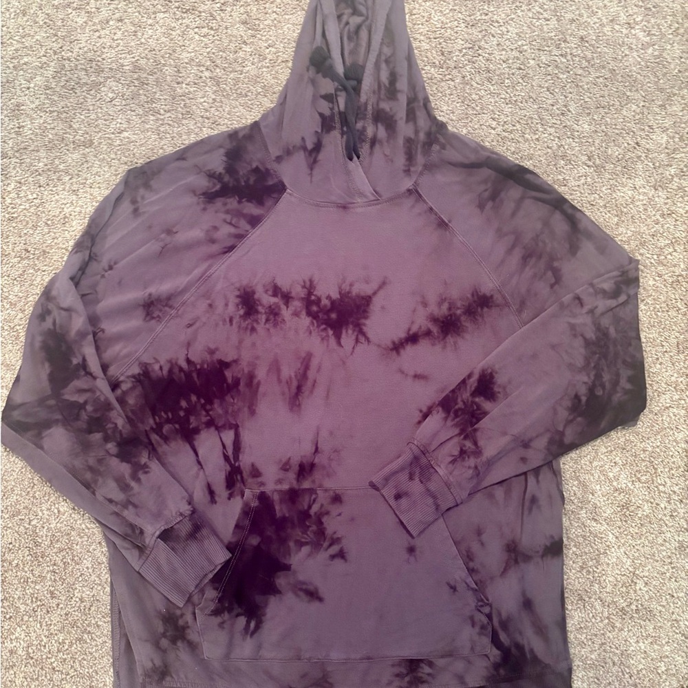 Purple Tie-Dye Hoodie
